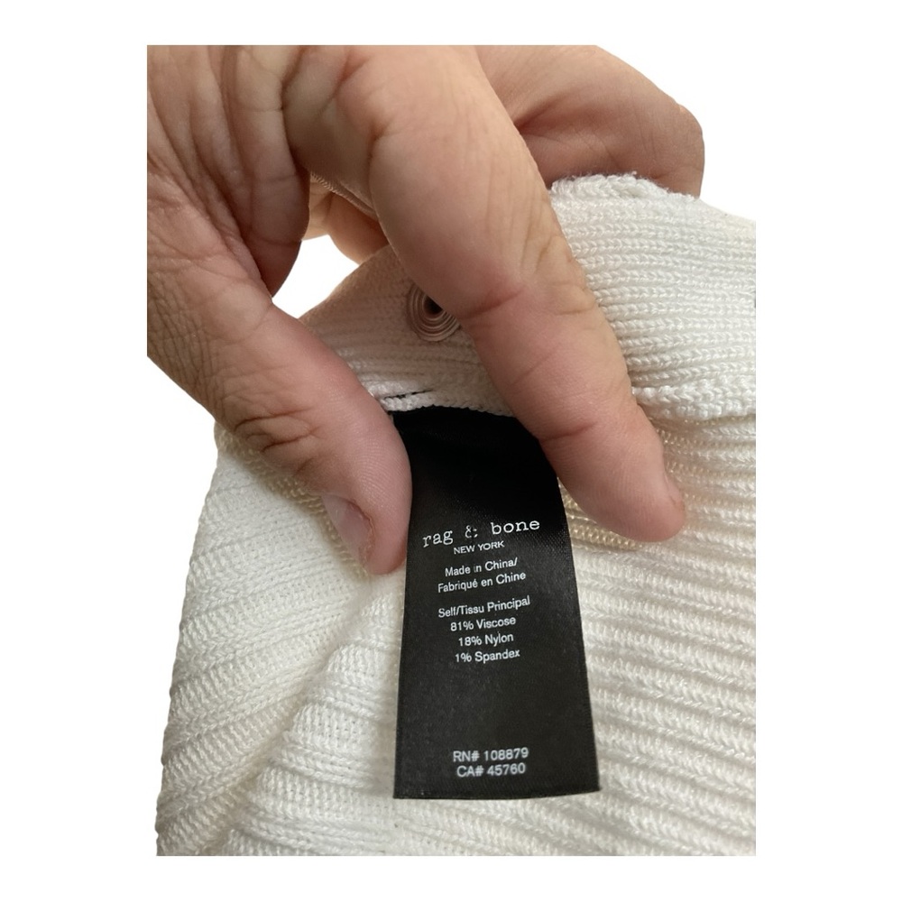 Women’s Rag‎ & Bone ribbed, sweater top, size large - Picture 4 of 4